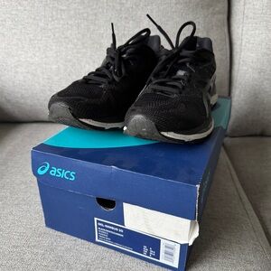 ASICS Black Gel Nimbus 20 running shoes sneakers